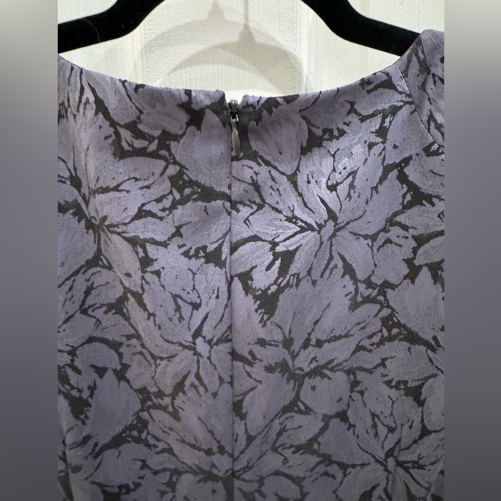 Adrianna Papell Navy Floral Dress - Picture 8 of 16